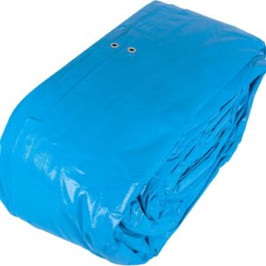 Truper LT-1217Z, Lona reforzada, 12 x 17 m, azul, cubierta plástica