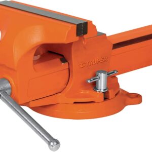 Truper TA-8-L, Tornillo de banco 8" tipo europeo de hierro nodular