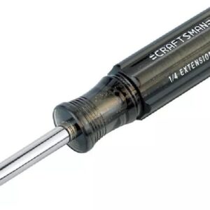 Craftsman CMMT43372 Mango Giratorio, Mando de 1/4", 6 Pulgadas, Negro/Chromo