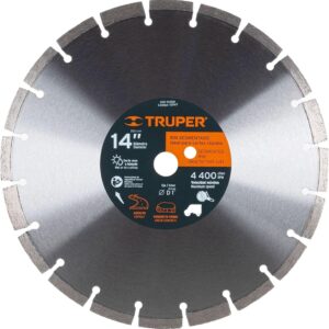 Truper DID-3140A, Disco de diamante, 14" para asfalto