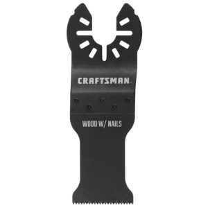 CRAFTSMAN - Hoja de herramienta oscilante bimetálica para madera y metal, 1 1/8 pulgadas (CMAO102)