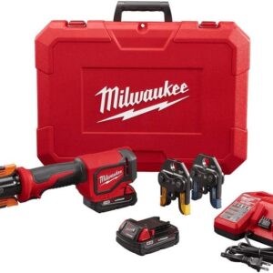 Milwaukee 2674-22P M18 - Kit de herramientas de prensa de tiro corto con mandíbulas PureFlow