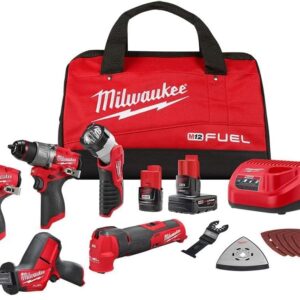 Milwaukee M12 - Kit combinado de 5 herramientas