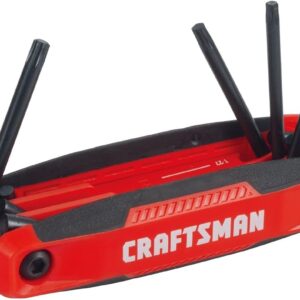 CRAFTSMAN - Juego de llaves hexagonales plegables de 8 teclas (CMHT26003)