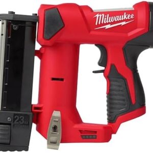 Milwaukee M12 - Clavadora de clavijas de calibre 23, sin cargador, sin batería, solo herramienta desnuda