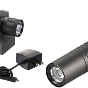 Streamlight 75866 Stinger DS LED Flashlight, 120V AC/12V DC Steady Charger and 1 Holder + 66604 250 lúmenes corriente de luz Micro USB recargable linterna de bolsillo