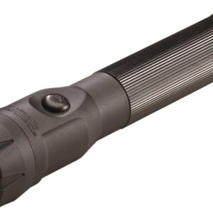 Streamlight 76132 PolyStinger LED 485-Lumen Rechargeable Flashlight With 120-Volt AC/12-Volt DC Smart Charger and 1 PiggyBack Holder, Black