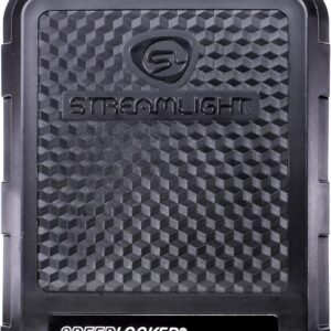 Streamlight 59000 SpeedLocker - Contenedor de almacenamiento portátil con cerradura con combinaciones de bloqueo seleccionables por el usuario, color negro