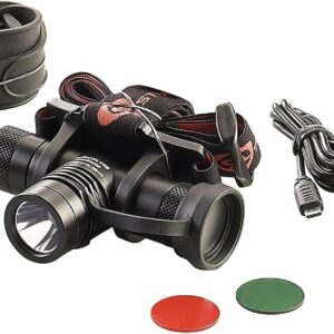 Streamlight 61305 ProTac HL 1000-Lúmenes LED Recargable USB LED Linterna Flontal, Negra