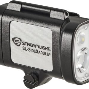 Streamlight 61626 SL-Sidesaddle 250 lúmenes - Sombrero duro universal manos libres, casco y casco con luz LED con soporte y (3) pilas alcalinas AAA, negro