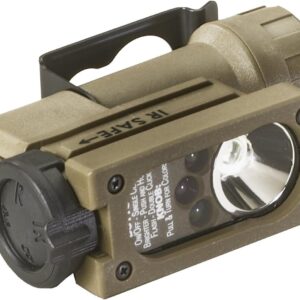 Streamlight Sidewinder Compact® Linterna táctica con luz LED C4® y batería CR123A de litio Coyote 4.8|ounces