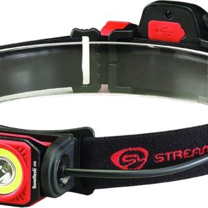 Streamlight 51064 Twin Task 375-Lúmenes LED Linterna Recargable USB Frontal Multiusos, Negra/Roja