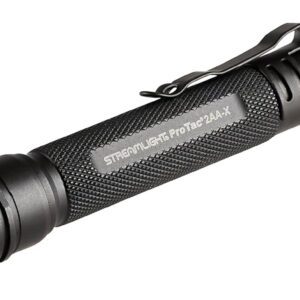 Streamlight 88135 ProTac 2AA-X USB 550 lúmenes linterna táctica de transporte personal multicombustible, color negro