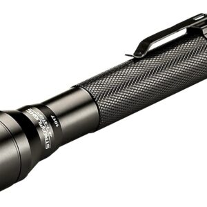 Streamlight 71701 Jr. F-Stop 250-Lumen Flood/Spot LED Flashlight With 2 AA Alkaline Batteries, Black - Box Packaged, Green