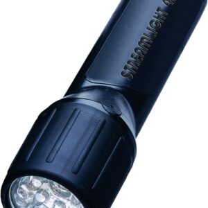 Streamlight 68301 4AA ProPolymer 67 Lumen LED Flashlight with White LEDs, Black