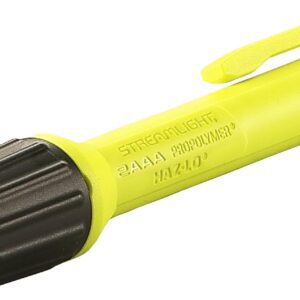 Streamlight 2AAA ProPolymer HAZ-LO con baterías alcalinas, 66500 - Almeja - Amarillo