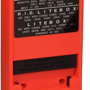 STREAMLIGHT, 45070, LiteBox Rack de Montaje, Naranja