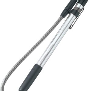 Streamlight 65612 Stylus Reach 11-Lúmenes LED Linterna de Bolígrafo con Cable de Extensión Flexible de 18cm, Plateada