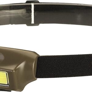 Streamlight 61706 Bandit 180-Lúmenes LED Linterna Frontal Recargable USB con Clip para Gorro y Correa, Coyote