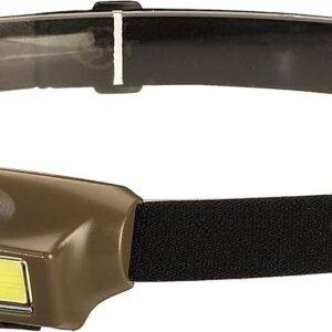 Streamlight 61707 Bandit 180-Lúmenes LED Linterna Frontal Recargable USB con Clip para Gorro y Correa, Coyote
