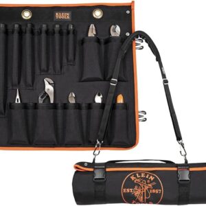 Klein Tools 33525SC - Kit de herramientas aisladas de 1000 V en bolsa enrollable, 13 piezas