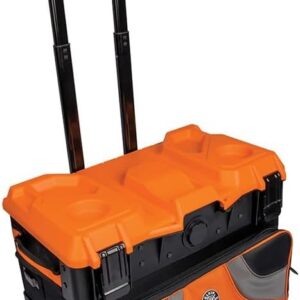 Klein Tools 55473RTB Bolsa de herramientas rodante, Tradesman Pro Tool Master, carga nominal de 250 libras