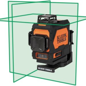 Klein Tools 93PLL Nivel láser autonivelante con planos de 3 x 360 grados, batería recargable, soporte magnético