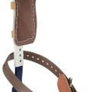 Klein Tools CN1986AR Pole Climbers, 1-9/16" Gaffs w/ Pads & Straps, 15"-19" Long