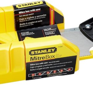 STANLEY Caja de Inglete con Serrucho para Madera 12" (304mm), 19-800