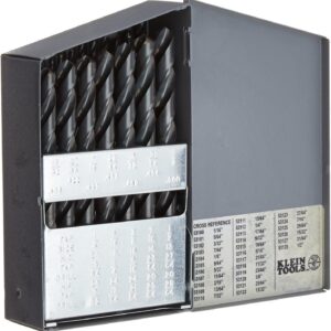 Klein Tools 53000 Drill-Bit Set, 29-Pc. Regular-Point