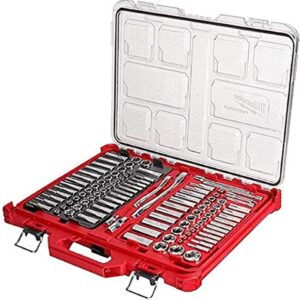 Milwaukee 48-22-9486 - Juego de llaves de carraca de 1/4"-3/8" con funda PACKOUT - 106 piezas