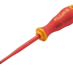 Fluke Insulated Slotted Screwdriver 5/32, 4 INCH, 1000V