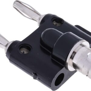 FLUKE BP880 BNC a doble apilamiento hembra plátano Plug, acabado niquelado, 122 grados F Temperatura
