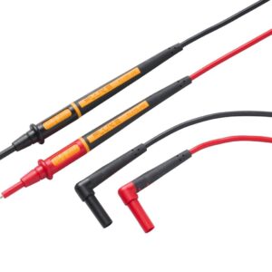 Fluke TL175-HV - CAT III - Cables de prueba TwistGuard de 1500 V, puntas de sonda de 2 mm de diámetro
