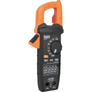 Klein Tools CL810 Pro - Pinza digital con linterna y esfera iluminada, rango automático de 600 A CA/CC, True RMS, NCVT, mide corriente, LOZ, temperatura