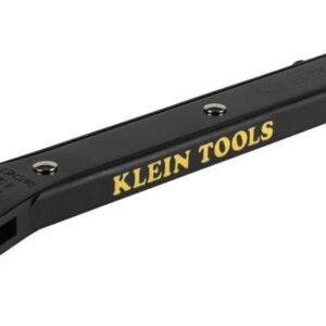 Klein Tools KT152T Llave de carraca delgada 4 en 1 con mango largo y estriado para agarre y apalancamiento