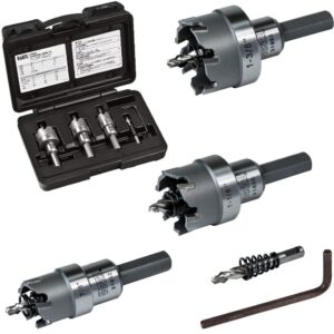 Klein Tools 31872 4-Piece Carbide Hole Cutter Set