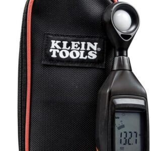 KLEIN TOOLS ET130| Medidor de luz digital | Supervisa niveles de iluminación en lux o fc | Pantalla con gráfico de barras | Luxometro | Exposimetro | Rango 40,000 lux | Fácil de usar