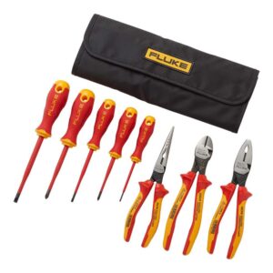 Insulated 5 Screwdriver + 3 Plier Tools Starter Kit, 1000V