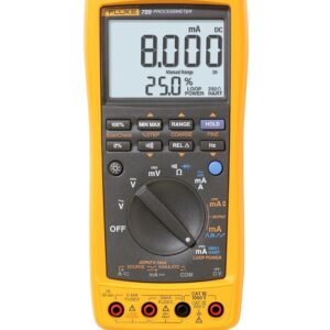 Fluke 789 Medidor de proceso, incluye capacidades DMM estándar, medición, fuente, simula señales de 4-20 mA y suministro de bucle integrado de 24 V