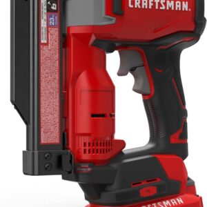 CRAFTSMAN V20 Kit de clavadora de pines, calibre 23, sin cable, batería y cargador incluidos (CMCN623C1)