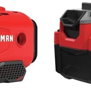 CRAFTSMAN V20 Inflador, solo herramienta (CMCE520B), rojo + V20 Batería de ion de litio, 4,0 amperios de hora (CMCB204)