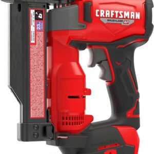 CRAFTSMAN V20 RP Clavadora de pines, pistola de uñas, 23GA, para clavos de pin de 5/8-1-3/8 pulgadas, solo herramienta desnuda (CMCN623B)