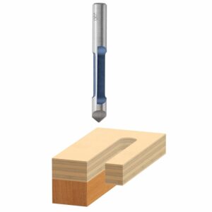 BOSCH 85245B50 - 50 piezas 3/8 pulgadas x 2,5 cm. Brocas rectas de panel piloto con punta de carburo de 1 fuga