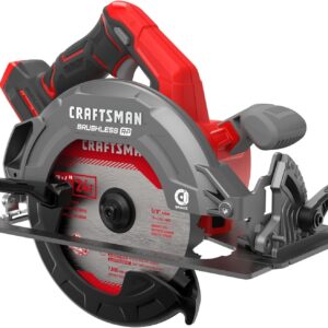 CRAFTSMAN V20 RP - Sierra circular inalámbrica, 7-1/4 pulgadas, solo herramienta desnuda (CMCS551B)