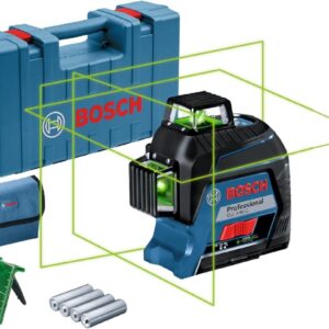 Bosch Nivel láser verde GLL 3-80 G 120mt, 360º, en maletín