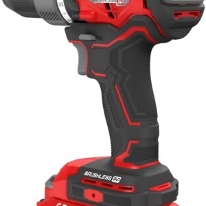 CRAFTSMAN RP+ Kit de taladro/driver inalámbrico, con 2 baterías y cargador, sin escobillas (CMCD713C2)
