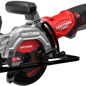 CRAFTSMAN V20 Sierra circular inalámbrica de 4-1/2 pulgadas, solo herramienta desnuda (CMCS405B)