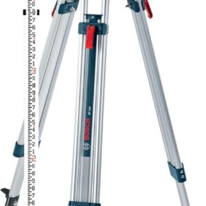 BOSCH GOL26CK 26X Kit automático de nivel óptico, incluye trípode de aluminio, varilla de grado, plomera, kit de herramientas y estuche de transporte