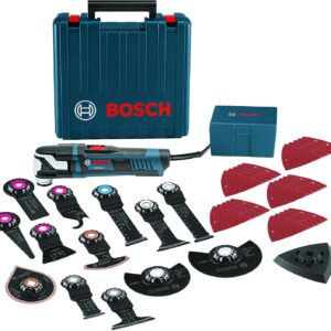 Juego de herramientas oscilantes multiusos con accesorio de cuchilla a presión Bosch GOP55-36B StarlockMax